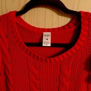 Carter’s kid size 14 sweater dress